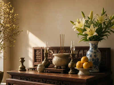 ban-tho-gia-dinh-trang-nghiem-voi-hoa-tuoi-va-lan-khoi-huong-nhe