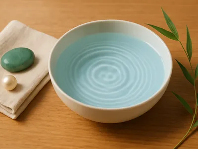 bat-su-nuoc-song-nhe-vien-ngoc-jade-va-canh-truc-tren-nen-go